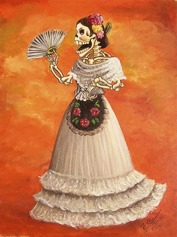 Maria Clara oil on paper