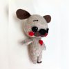 felt dog5 Miniature Felt Dog Doll